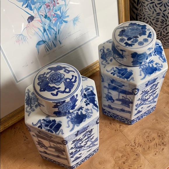 Beautiful pair of Asian Ginger Jars - Picture 6 of 10